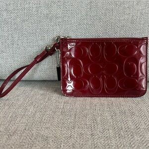 Authentic vintage Coach wristlet